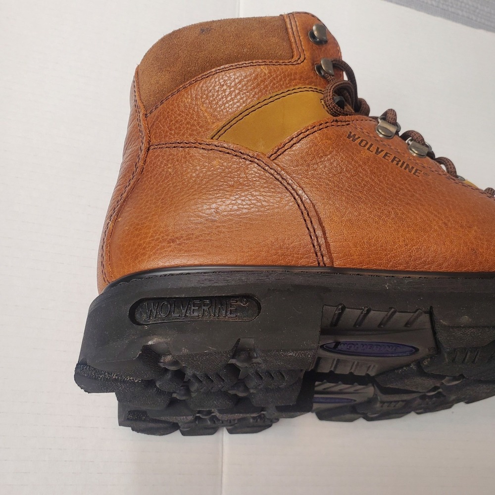 Wolverine Floorhand Steel Toe Work Boots Mens 10M Brown Leather W04013 EH - Picture 13 of 14